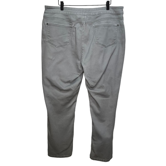 NYDJ Grey Skinny Jeans Size 16 - Picture 2 of 13